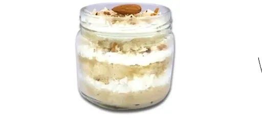 Eggless Honey Almond Jar Cake [350 Ml]