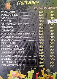 Royal Juice Bar menu 3