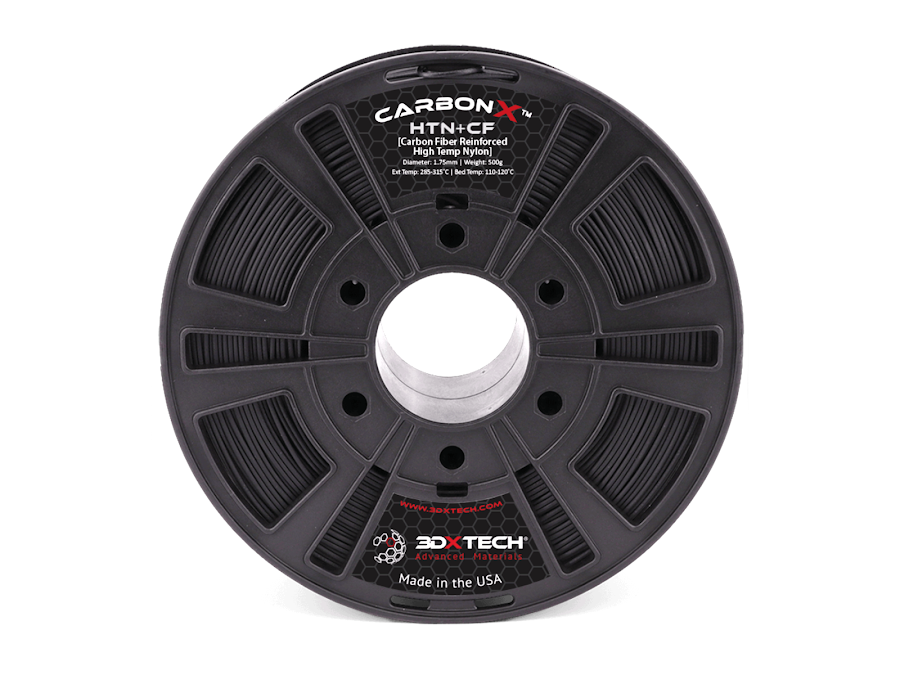 3DXTech Black CarbonX HTN+CF Nylon Filament 2.85mm (0.75kg)