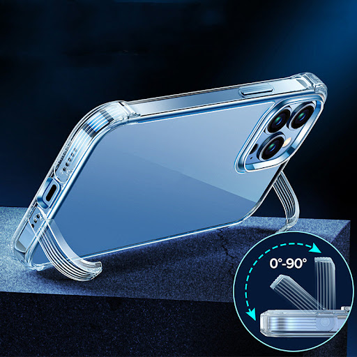 Title 4, Invisible Bracket Mobile Phone Case Transparent...
