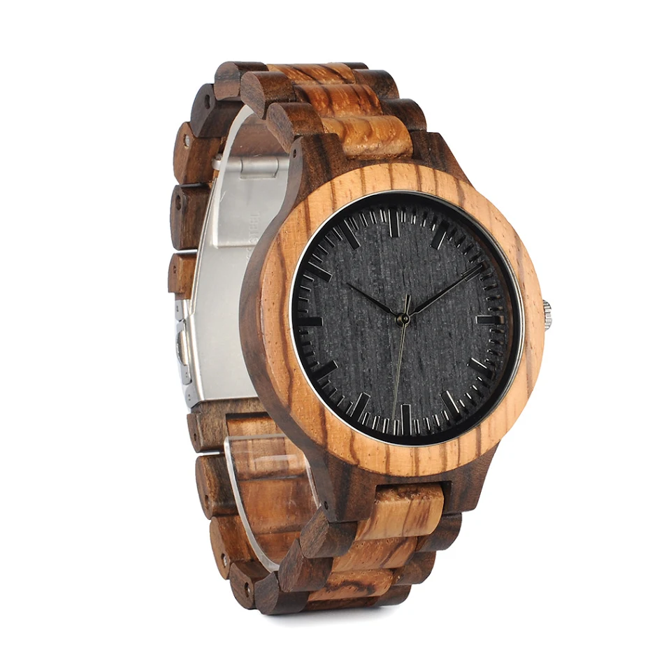Inter-Wood Quartz Ahşap Erkek Kol Saati. Doğal ve şık tasarımıyla öne çıkar. Ahşabın sıcaklığı ve kuvarsın hassasiyeti bir arada. Tarzınızı tamamlayın.
