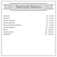 Dhanvi Sweets Fast Food Corner menu 1