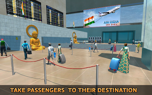 Indian Flight Pilot:Airplane Flying Simulator 2018 banner