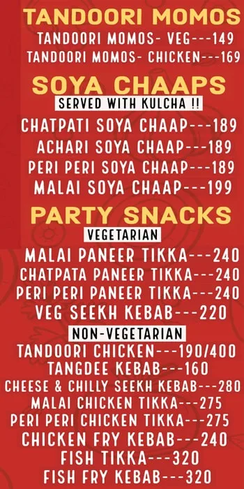 Rolla Rappa menu 