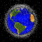 Most orbital debris is in low Earth orbit, where the space station flies.