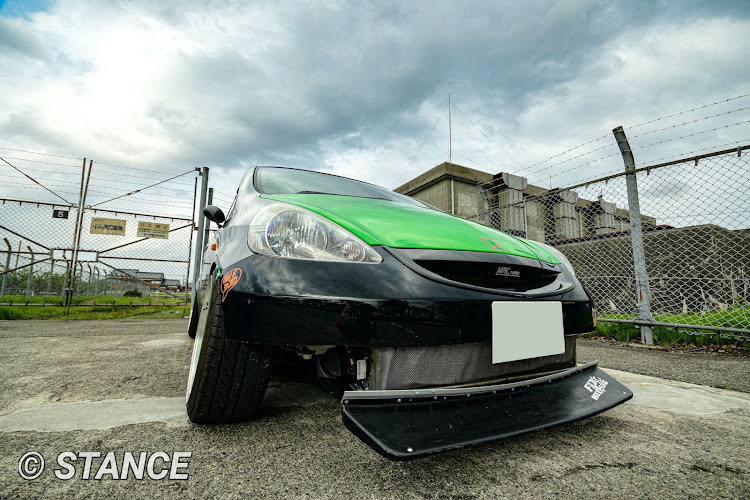 フィットのフルサイズ初心者・シャコタンじゃなくてエアタン・チンスポ・写真って難しいなぁ…に関するカスタム事例の投稿画像9枚目