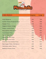 Pizza Bella menu 2