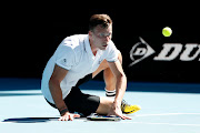 Hungary's Marton Fucsovics during his second round match against Switzerland's Stan Wawrinka.