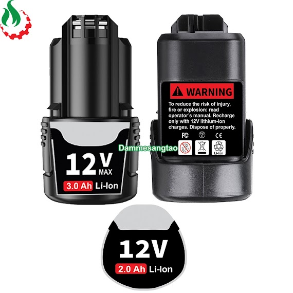 Vỏ Pin Bosch 10.8V 12V Li - Ion 3.7V Nhận Sạc Zin