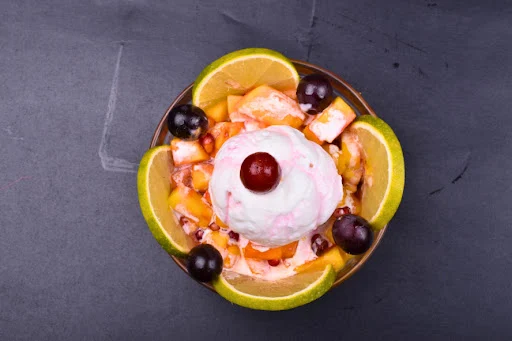 Fruit Salad With Ice Cream