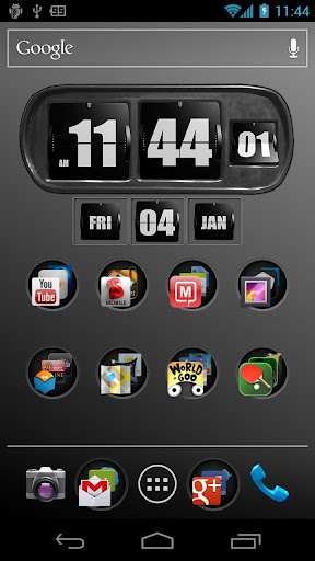 3D Animated Flip Clock PRO apk