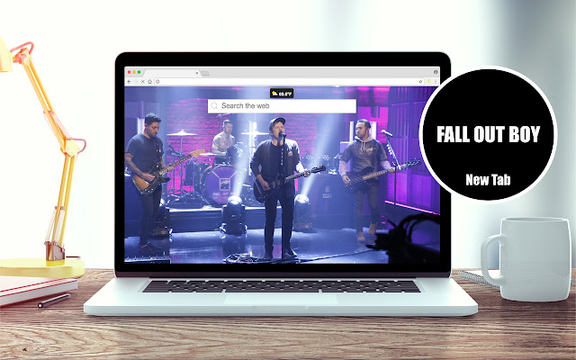 Fall Out Boy New Tab Theme