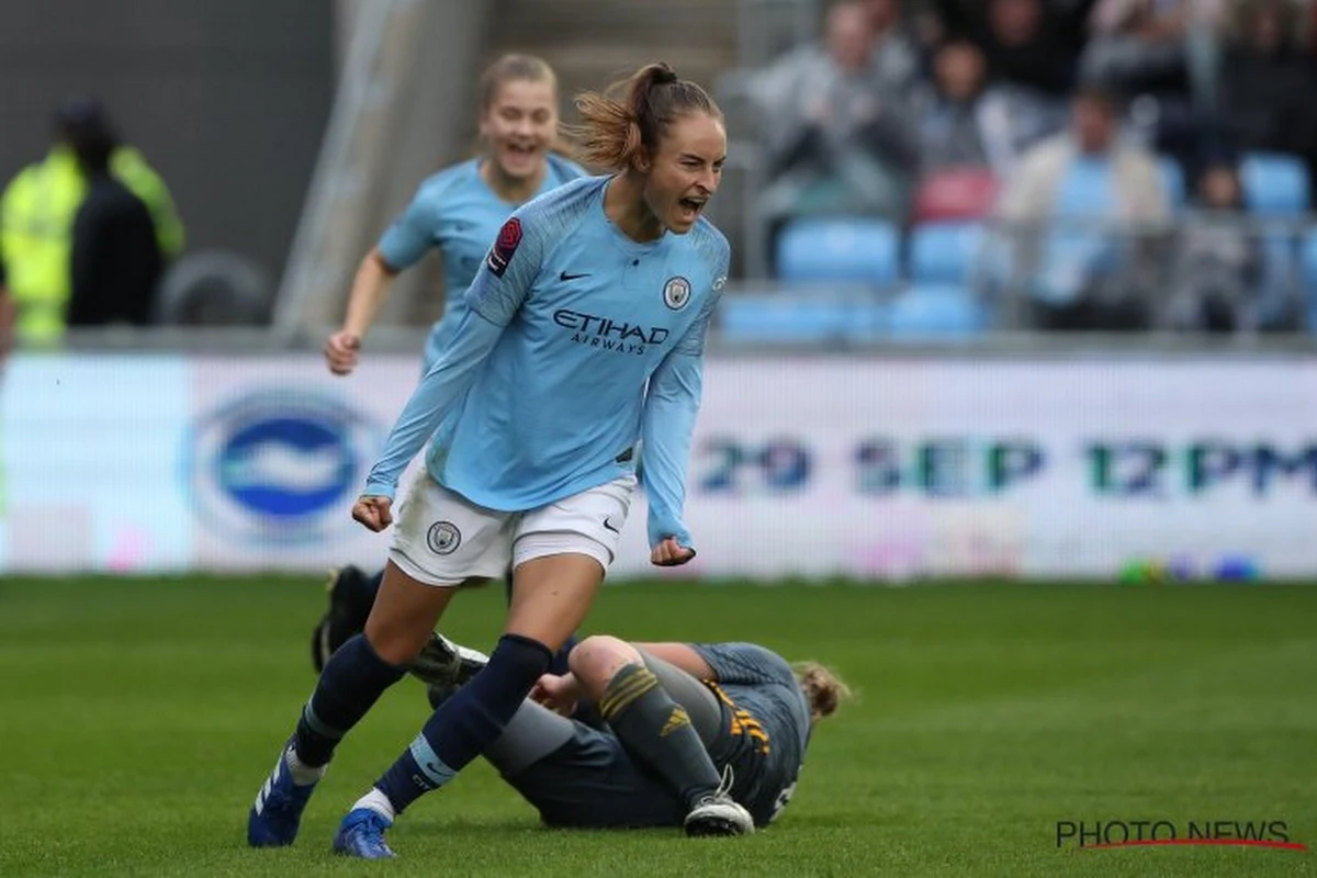 Le premier grand show de Tessa Wullaert avec Manchester City 