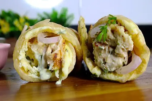 Chicken Malai Tikka Roll (2 Pcs)