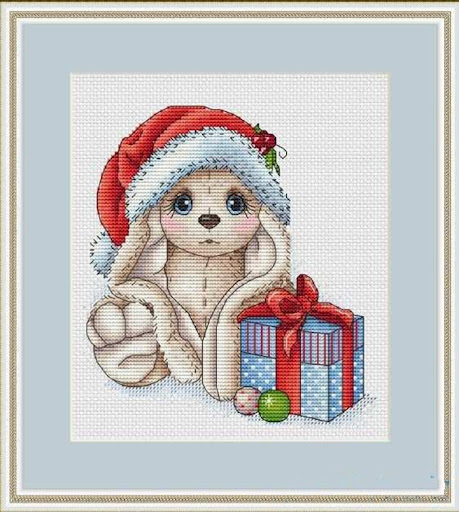Title 29, Rabbit style cross stitch kit for beginners. Cr...