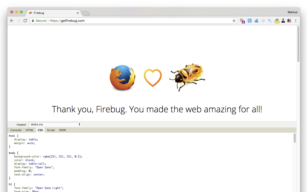 Firebug Lite for Google Chrome Preview image 5