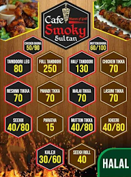 Cafe Smoky Sultan menu 2