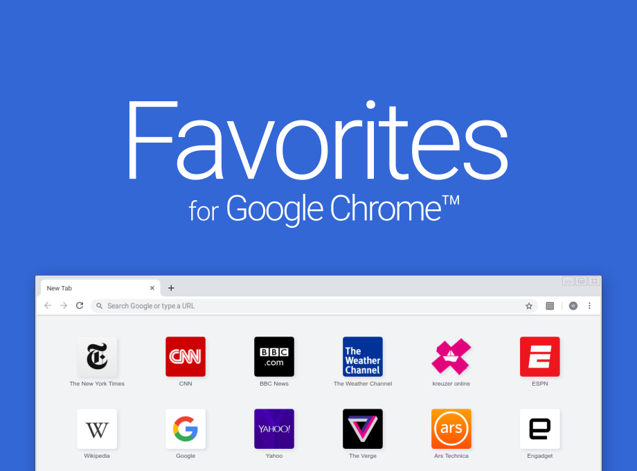 Favorites - New Tab Page Preview image 1