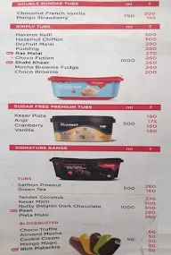 Havmor Ice Cream menu 1