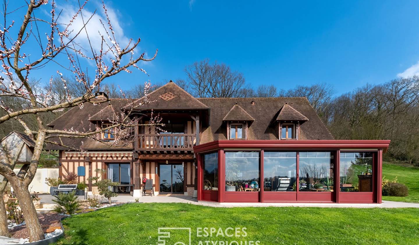 Maison avec piscine et terrasse Le Bec-Hellouin