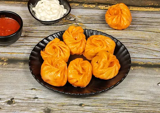 Veg Chilli Steamed Momos [6 Pieces]