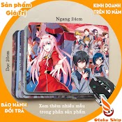 <18 Mẫu>Lót Chuột Máy Tính Anime Darling In The Franxx Zero Two Cỡ Bàn Di Chuột Lớn 20X24Cm Chất Liệu Mouse Pad Cao Su