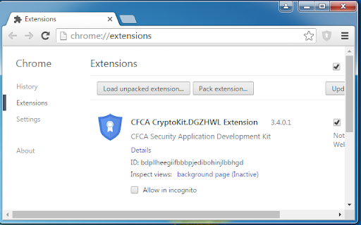 CFCA CryptoKit.DGZHWL Extension