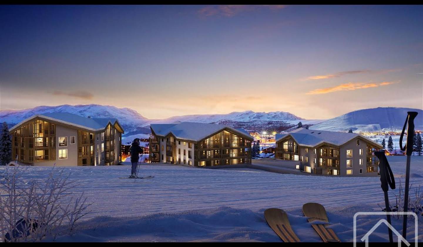 Apartment with pool L'alpe d'huez