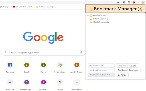 Bookmark Manager