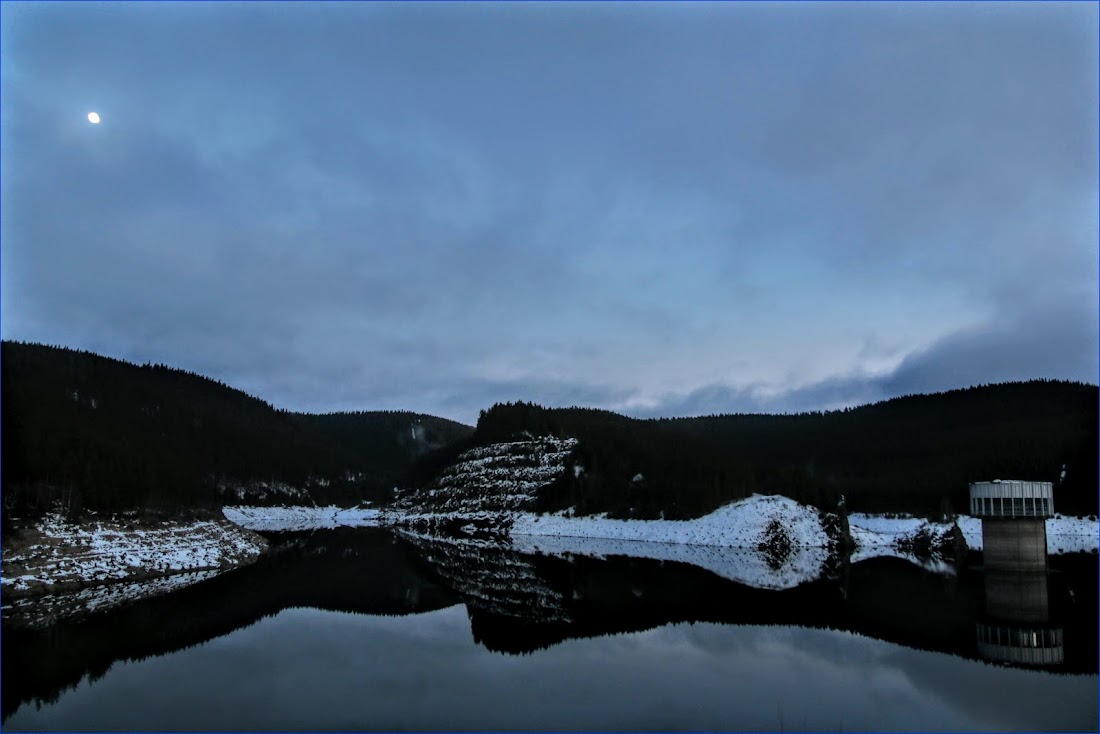 Тюрингенский лес (Thüringer Wald) и Айзенах в январе 2022.