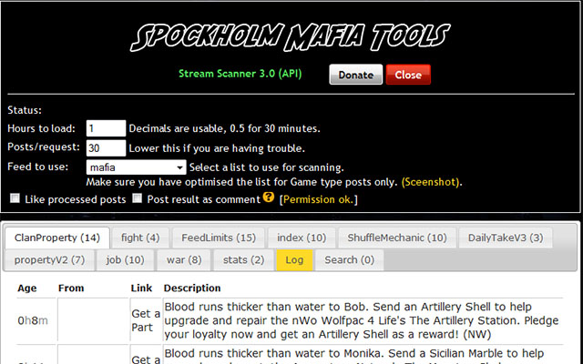 Spockholm Game Feed API Preview image 0