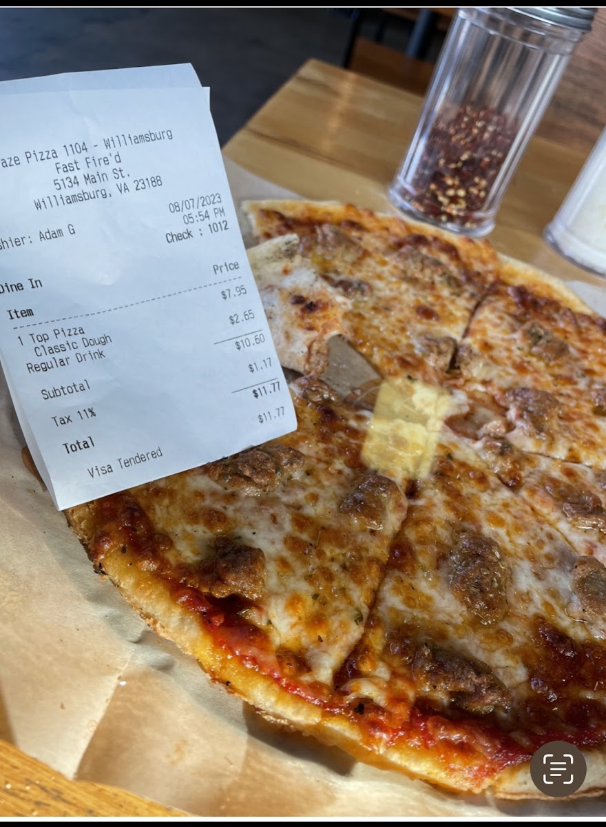 Gluten-Free at Blaze Pizza