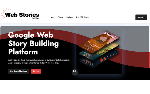 Web Stories Builder chrome extension