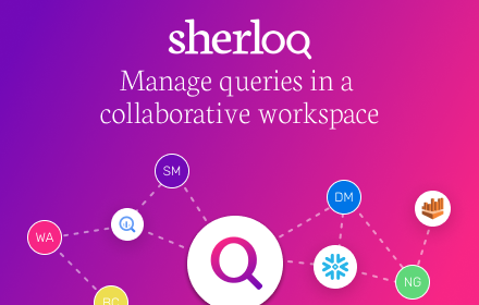 Sherloq - Save, Share & Simplify your queries small promo image