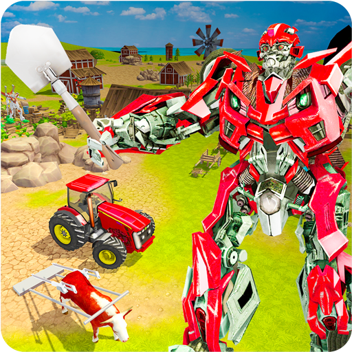 Super Robot Farmer Village Tractor Farming