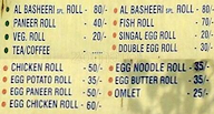 Chaska Food menu 1