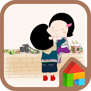 옥철이(달달한 사랑의 대화) 도돌런처 테마 apk