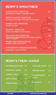 Berry Brothers menu 4