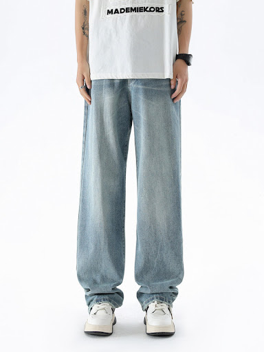 Title 7, Womens All-Match Loose Wide Leg Straight Long ...