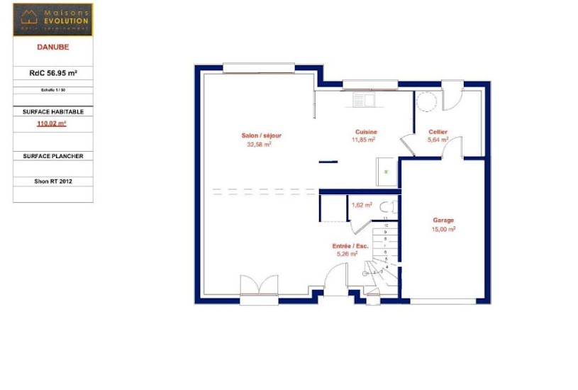  Vente Terrain + Maison - Terrain : 247m² - Maison : 110m² à Arpajon (91290) 