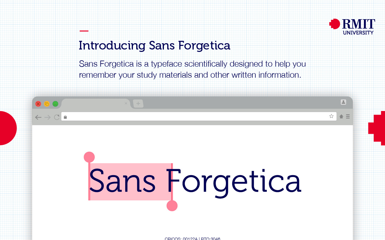 Sans Forgetica: Study Mode by RMIT University Preview image 3