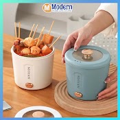 Mới Bát Điện Mini , Nồi Điện Nấu Mì, Nồi Lẩu Mini Đa Năng, Cốc Lẩu Đa Năng Có Chống Dính Có Thể Chiên Xào Mẫu Mới Vô Cùng Tiện Lợi Đa Năng Chống Dính Tiện Dụng Cho Nhà Bếp