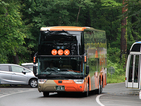 岩手県北自動車「盛宮106特急」 　2181　浄土ヶ浜パークホテル入線