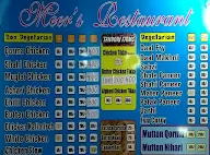 Meer's Caterers menu 1