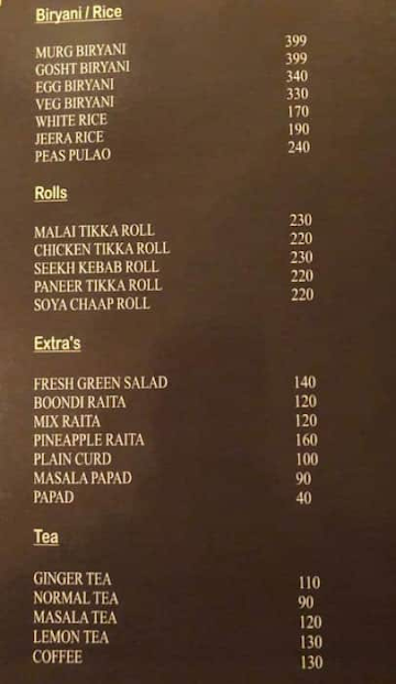 Angeethi menu 