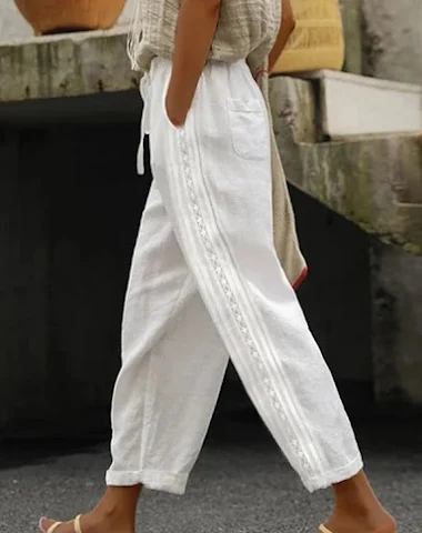 Pantalones Casuales de Mujer de Lin - 0