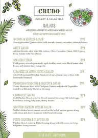 Crudo Juicery & Salad Bar menu 3