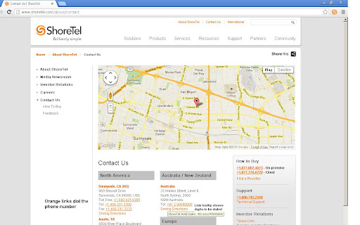 ShoreTel Web Dialer