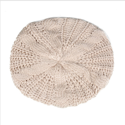 Title 4, Twisted Ball Shaped Womens Wool Beret