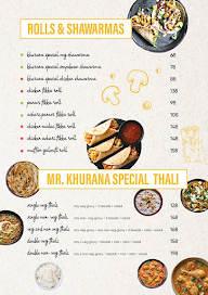 Chicken Khurana menu 4